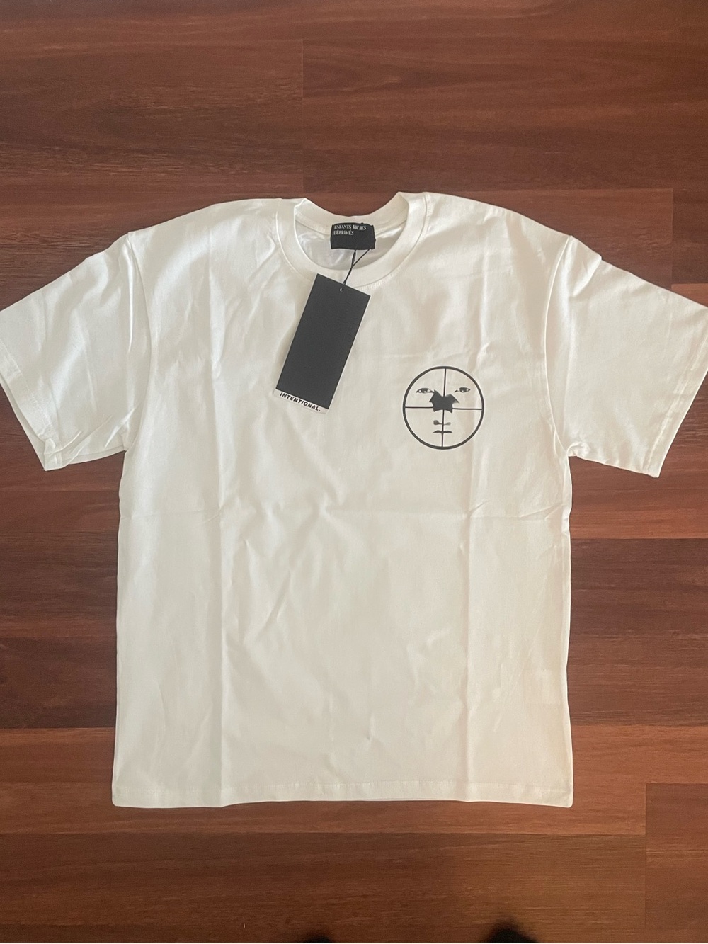 Erd Brand White Logo Pocket-Print Men's T-Shirt size L